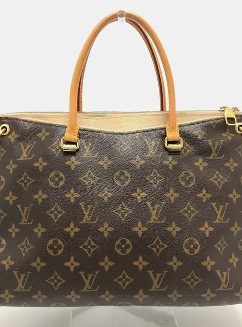 Louis Vuitton Pallas MM Dune Monogram Canvas Shoulder Bag