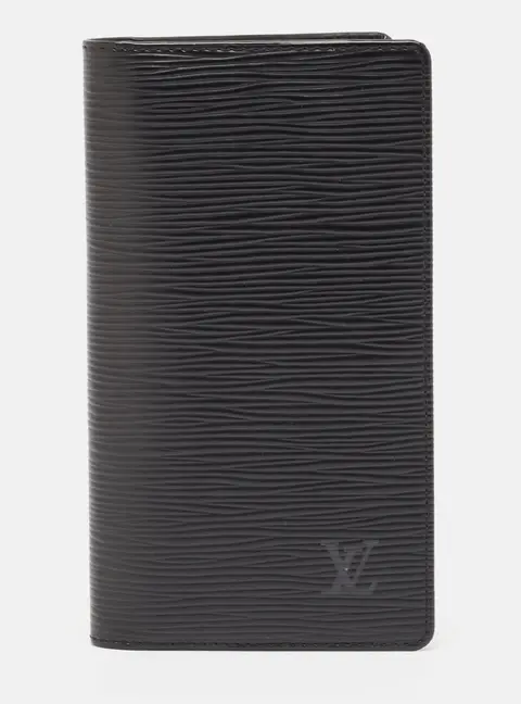 Louis Vuitton Black Epi Leather Bifold Long Wallet