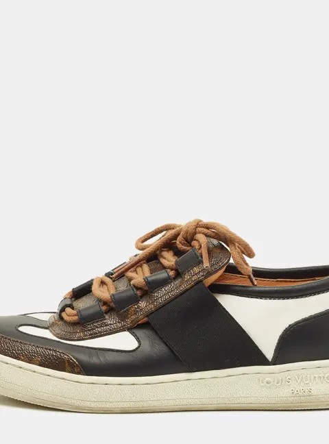 Louis Vuitton LV Trainer Size 37 Tricolor Monogram Canvas and Leather Low Top Sneakers