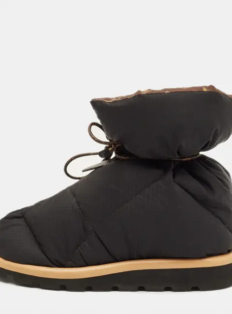 Louis Vuitton Pillow Size 36 Black/Green Nylon Ankle Length Boots
