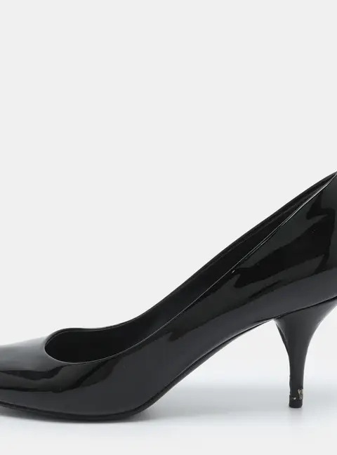Louis Vuitton Oh Really! Size 41 Black Patent Leather Pumps