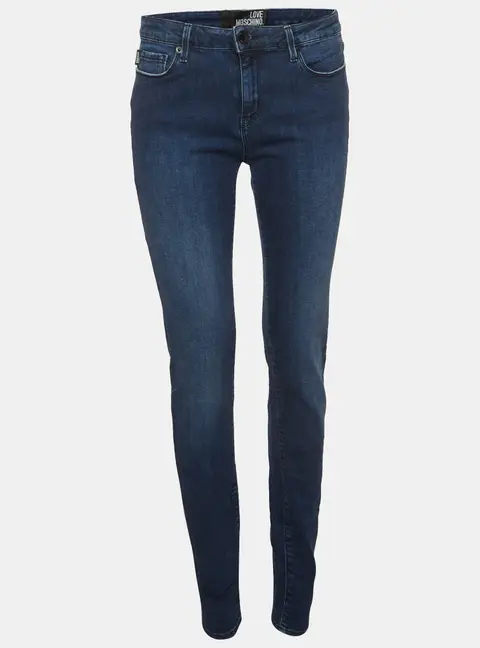 Love Moschino Blue Denim Slim Fit Jeans M/ Waist 30"