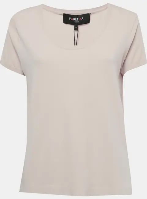 Paule Ka Pink Jersey Short Sleeve Top XL