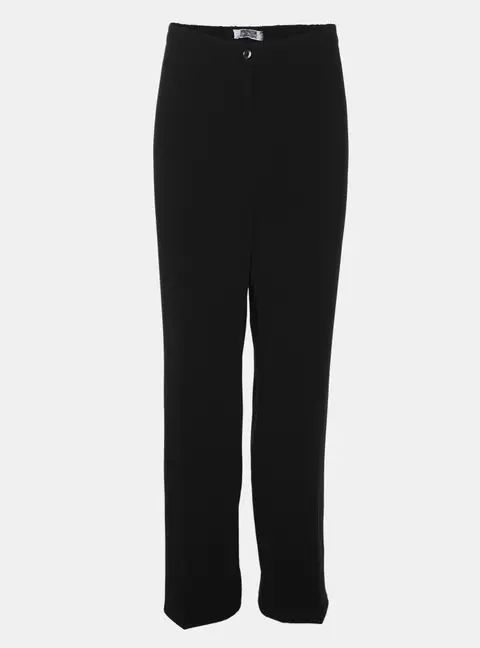 Perte by Krizia Black Stretch Crepe Pants XL