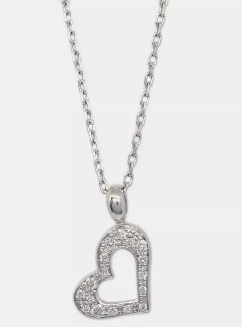 Piaget 18K White Gold and Diamond Limelight Pendant Necklace