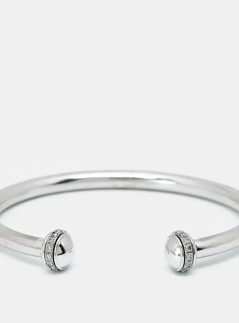 Piaget Possession Diamond 18k White Gold Open Cuff Bracelet 15