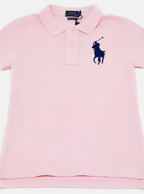 Polo Ralph Lauren Pink Cotton The Skinny Polo T-Shirt XS