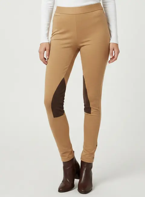 Polo Ralph Lauren Beige Wool Blend Knit Jodhpur Trousers M