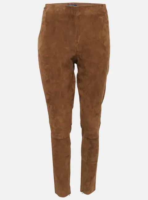 Polo Ralph Lauren Brown Genuine Suede Trousers XL