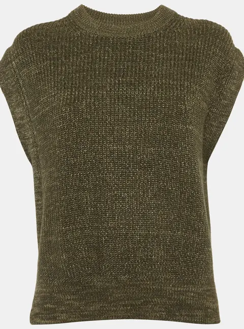 Polo Ralph Lauren Olive Green Rib Knit Dolman Jumper XS