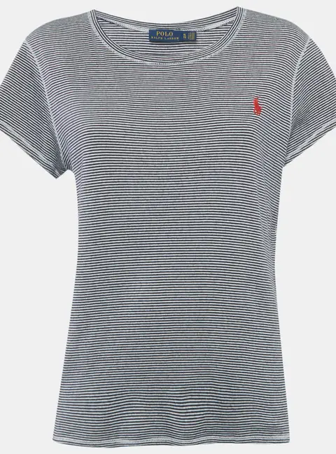 Polo Ralph Lauren Blue/White Jersey T-Shirt XL
