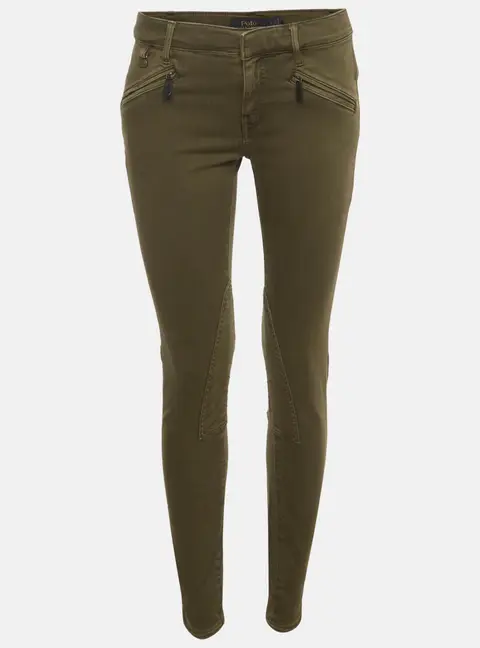 Polo Ralph Lauren Green Denim Slim Fit Jeans S /Waist 27.5