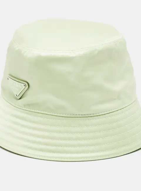 Prada Mint Green Re-Nylon Bucket Hat M