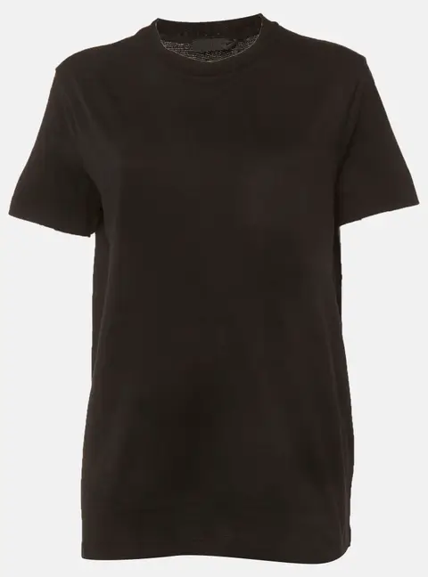 Prada Black Jersey Crewneck T-Shirt M