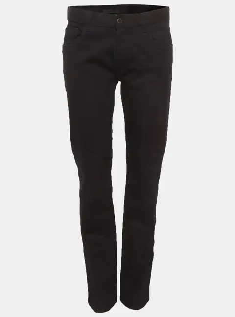 Prada Blue Denim Tapered Fit Jeans L/Waist 33"