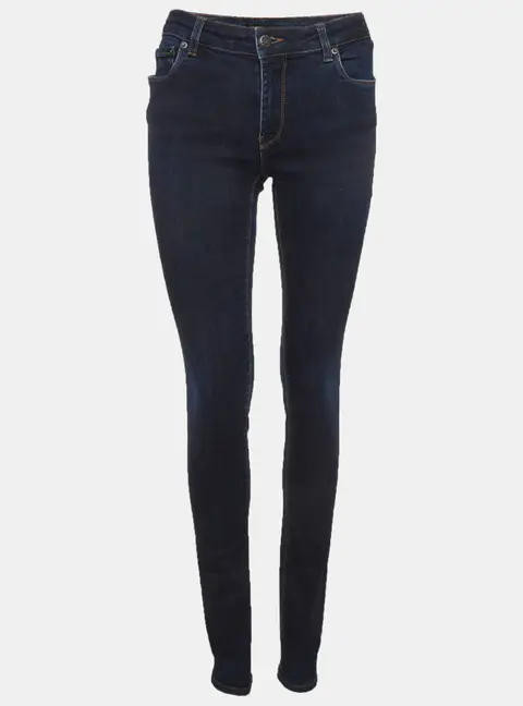 Prada Dark Blue Denim Tight Fit Skinny Jeans M/Waist 30"