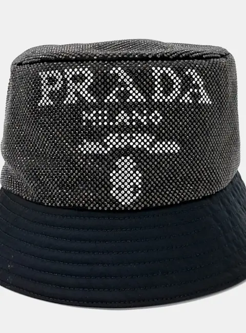 Prada Black Re-Nylon Bucket Hat