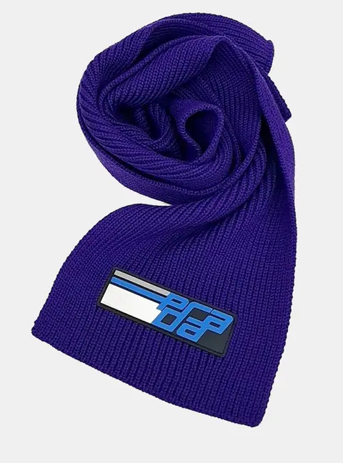Prada Blue Wool Muffler