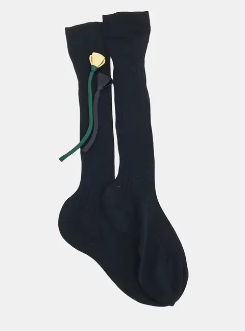 Prada Black Fabric Socks