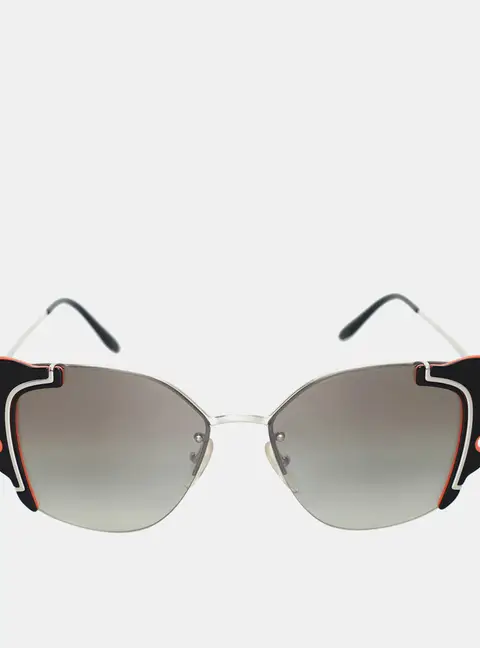 Prada Black, Orange Flame Sunglasses