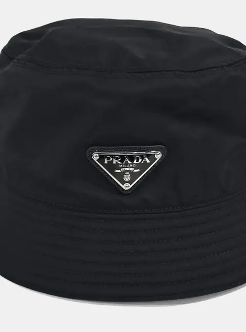 Prada Re-Nylon Black Bucket Hat