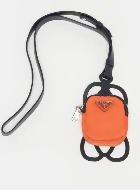 Prada Orange/Black Re-Nylon Smartphone Case