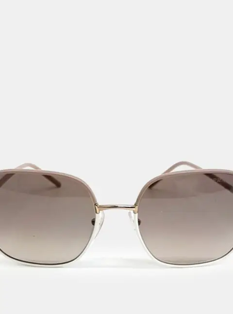 Prada Acetate, Gold Tone Metal sunglass