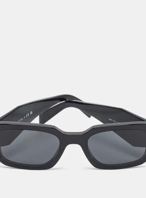 Prada Black SPR 17W Symbole Square Sunglasses
