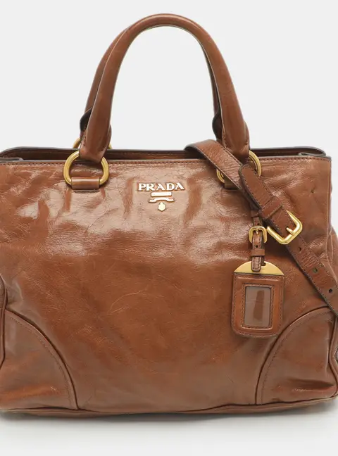 Prada Brown Leather Tote