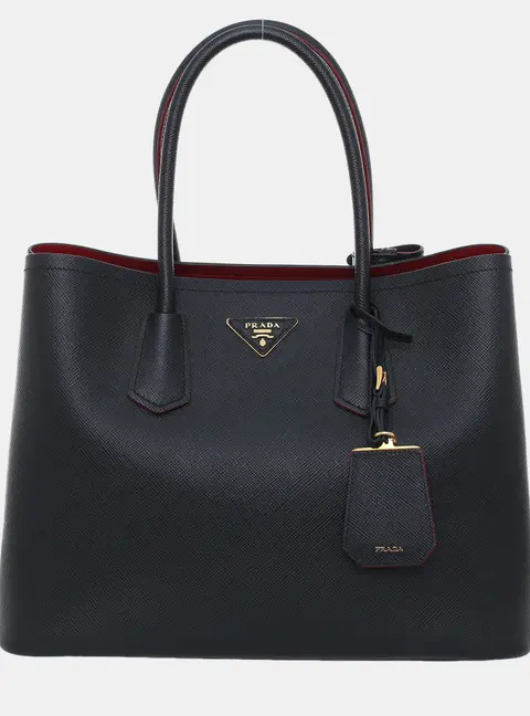 Prada Saffiano Large Double Bag