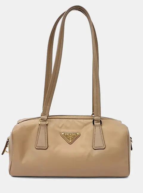 Prada Re-Edition 2005 Shoulder Bag Small Beige Re-Nylon Shoulder Bag