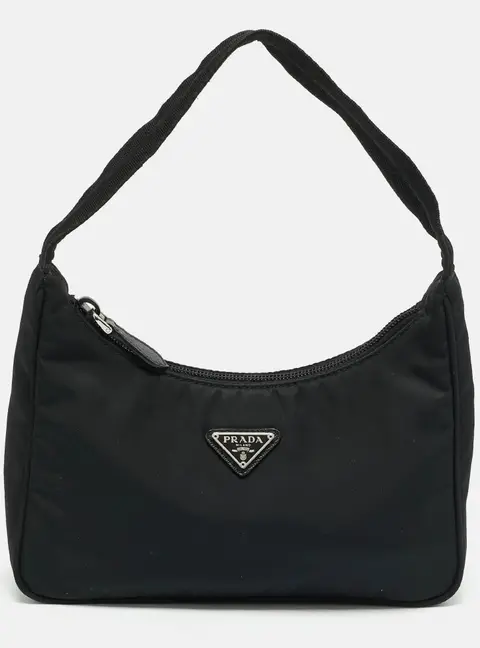 Prada Re-Edition 2000 Black Nylon Shoulder Bag