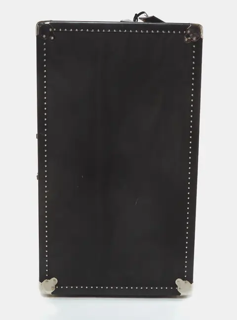 Prada Black Nylon and Leather Wardrobe Steamer Trunk