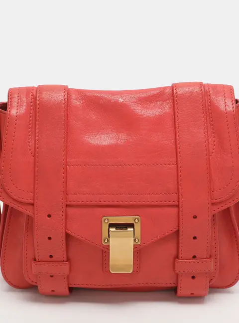 Proenza Schouler PS1 Mini Orange Leather Crossbody Bag