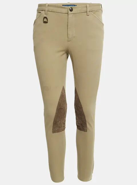 Ralph Lauren Green Cotton Drill Breeches Pants M