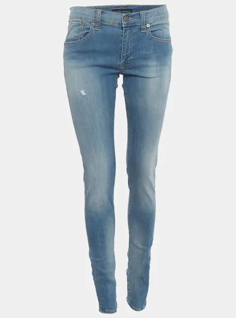Ralph Lauren Blue Denim Sullivan Super Skinny Jeans M