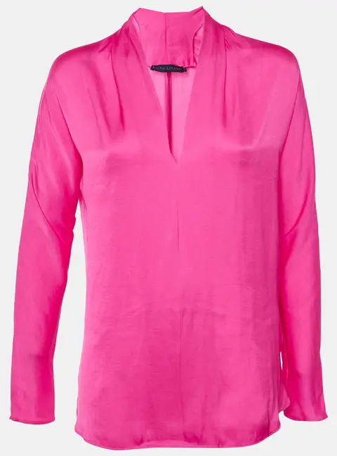 Ralph Lauren Neon Pink Georgette Tunic S