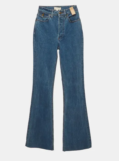Rebecca vallance Blue Denim Gisele Flare Jeans S/Waist 22"