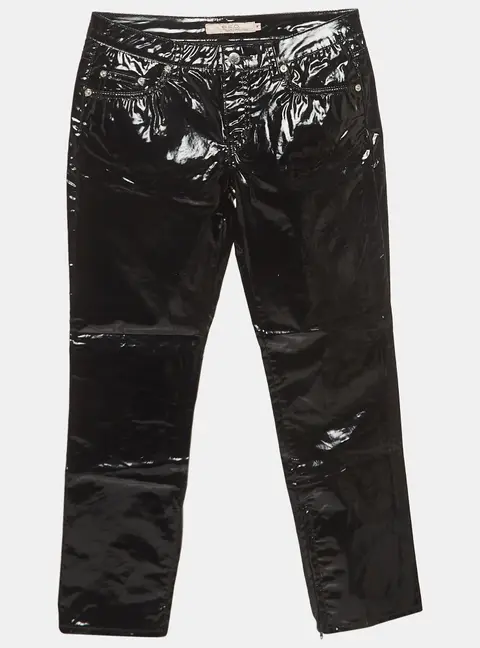 RED Valentino Black Synthetic Detailed Pocket Trouser M