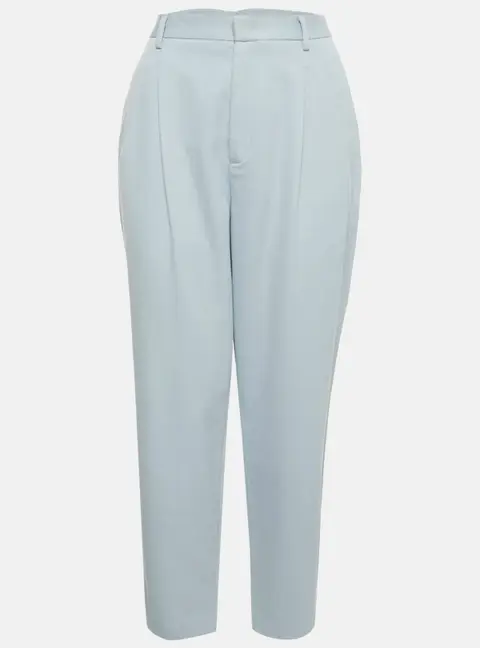 RED Valentino Light Blue Cotton Blend Formal Trousers M