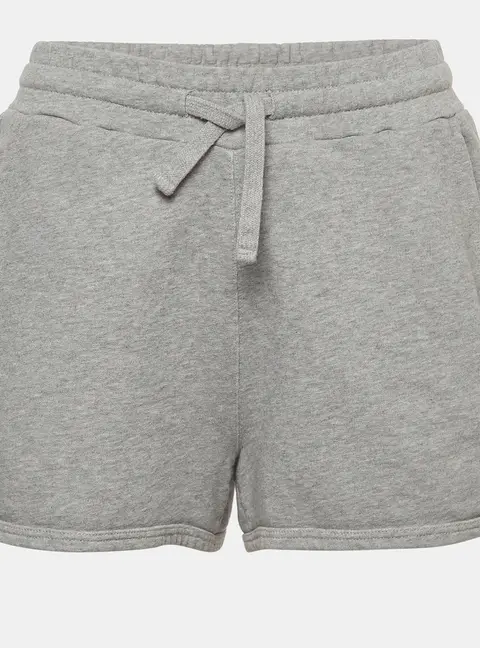 RED Valentino Grey Jersey Lace Detail Mini Shorts S