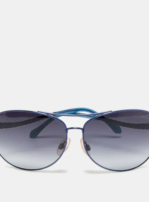 Roberto Cavalli Blue Gradient 792S Adhil Aviator Sunglasses