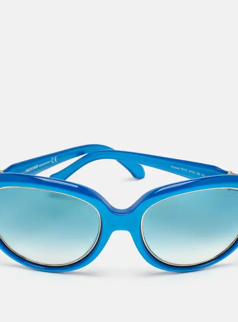 Roberto Cavalli Blue Gradient 781S Acqua Cat Eye Sunglasses