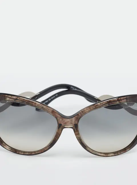 Roberto Cavalli Brown Gradient Kurumba 736S Cat Eye Sunglasses