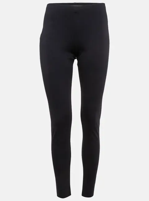 Roberto Cavalli Navy Blue Stretch Knit Leggings M