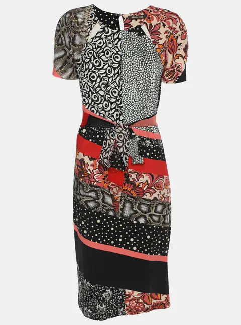Roberto Cavalli Multicolor Printed Jersey Dress S