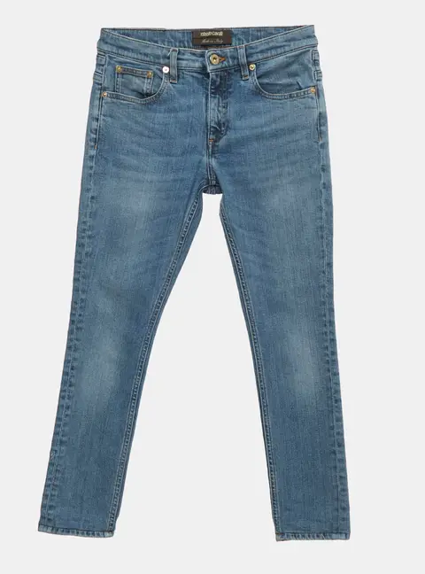 Roberto Cavalli Blue Denim Skinny Jeans S Waist 25"