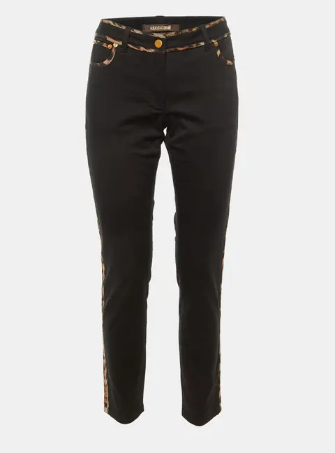 Roberto Cavalli Black Denim Slim Fit Jeans M/Waist 32"