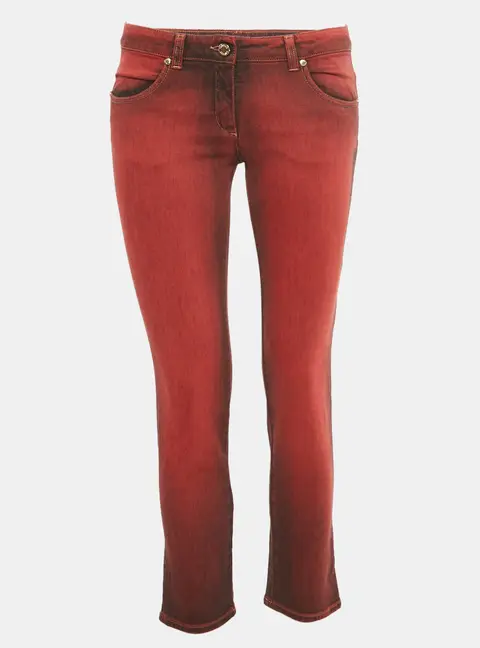 Roberto Cavalli Red Denim Skinny Jeans M/Waist 28"