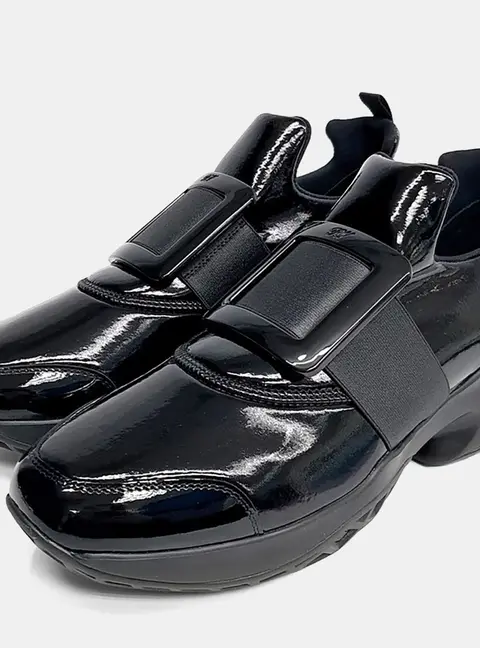 Roger Vivier Black Patent Leather sneakers